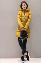 Parka Women 2021 Winter Coat Hooded Outwear Parka Thick Cotton Padded Lining Winter Female