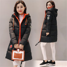 Parka Women 2021 Winter Coat Hooded Outwear Parka Thick Cotton Padded Lining Winter Female