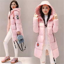 Parka Women 2021 Winter Coat Hooded Outwear Parka Thick Cotton Padded Lining Winter Female