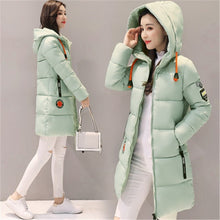 Parka Women 2021 Winter Coat Hooded Outwear Parka Thick Cotton Padded Lining Winter Female