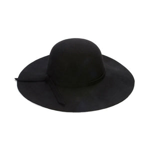 Chapeau Hot Sale Casual Fedora Cap Wide Brimmed Dome High Quality Wool Floppy Womens Black Cloche