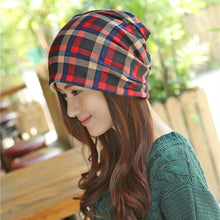 Multi-function women's hats 2021 edition hat warm winter / Color matching