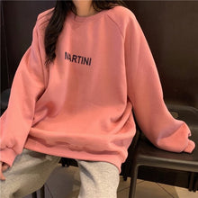 New 2021 Chic Letter High Quality Oversized Sweatshirt Thick Soft Fall Clothing