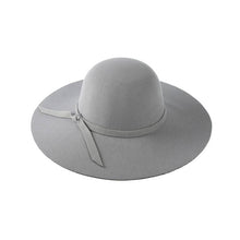 Chapeau Hot Sale Casual Fedora Cap Wide Brimmed Dome High Quality Wool Floppy Womens Black Cloche