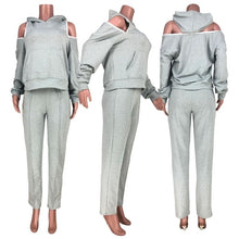 Casual Sweatsuit Set Autumn Winter Hoodie