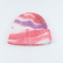 Luxury Brand Winter Tie-Dye Knitted Beanies For Women  Soft Warm Skullie