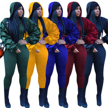 Hooded Tracksuit 2 Piece Winter  Casual Sweatshirt Sport Set