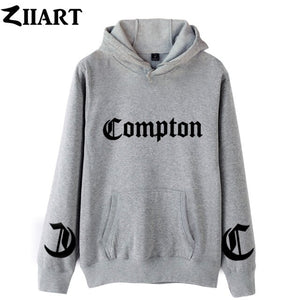 Compton Hoodie Pullover Autumn Winter Fleece