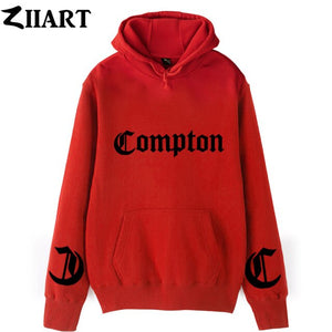 Compton Hoodie Pullover Autumn Winter Fleece