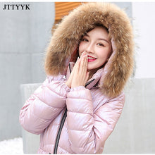 New Winter Women's Hooded Jumpsuits Parka Cotton Padded Warm Sashes Suit Straight Zipper One Piece Casual Tracksuits