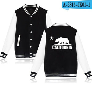 California Republic Printed Baseball Jacket