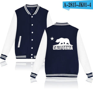 California Republic Printed Baseball Jacket