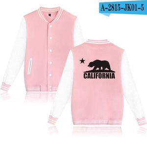 California Republic Printed Baseball Jacket