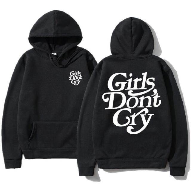 2021 Autumn Winter Girls Don't Cry Sweatshirt Fleece Over sized Hoodie