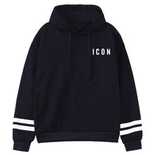 ICON Print Hoodie 2021 Autumn Winter Hooded Sweatshirt Casual  Warm Oversized Tracksuit