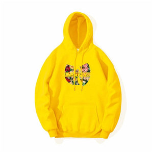 Letter Wu Tang Print Hoodie Design Sweatshirt 2021 Autumn and Winter