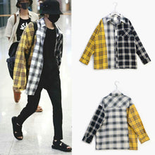 New Fashion Plaid Blouse Sweatshirt Style Pocket Multicolor Lightweight Shirt/ Coat