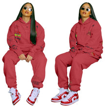 New 2022 Two 2 Piece Set Women Tracksuit Long Sleeve Hoodies Top Sweatpants Set