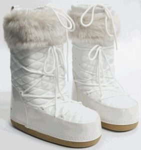 Hot Moon Boots Winter Platform Moon Boots Female 2021 Winter Velvet Fur trimmed Ankle Boots