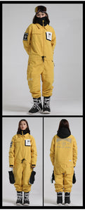 Women Jumpsuit Overalls  Suit Winter Outdoor Warm Breathable Windproof Waterproof