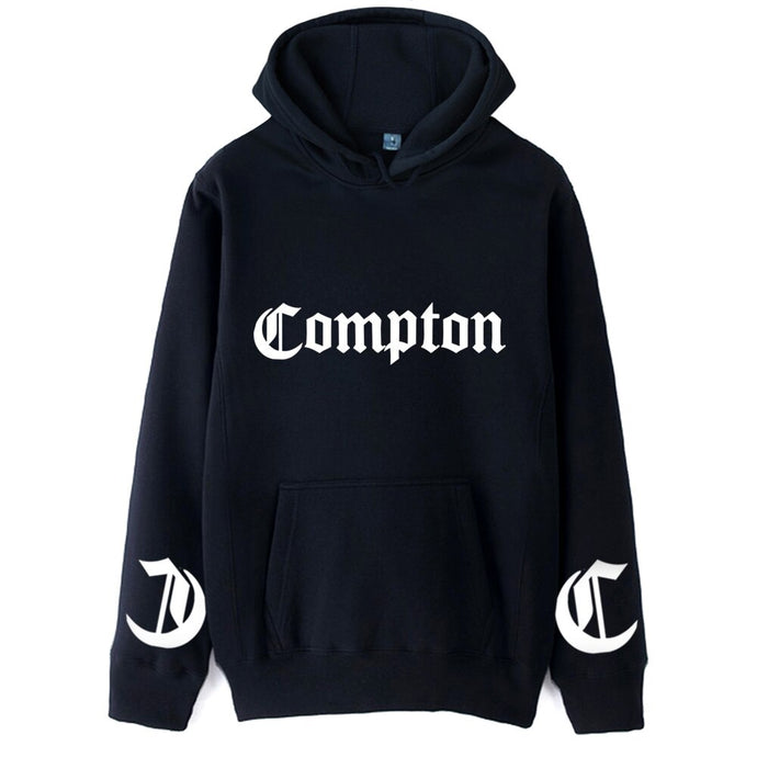 Compton Hoodie Pullover Autumn Winter Fleece