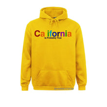 California  Retro  Long Sleeve Hooded Sweatshirt