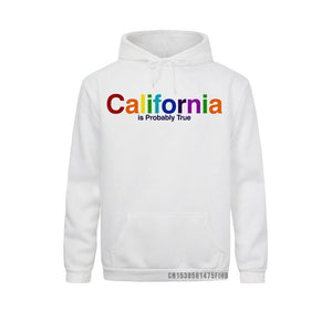 California  Retro  Long Sleeve Hooded Sweatshirt