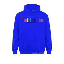 California  Retro  Long Sleeve Hooded Sweatshirt