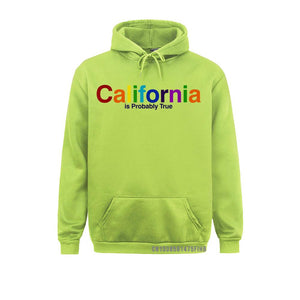 California  Retro  Long Sleeve Hooded Sweatshirt