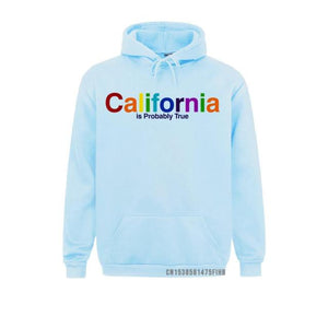 California  Retro  Long Sleeve Hooded Sweatshirt