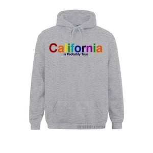 California  Retro  Long Sleeve Hooded Sweatshirt