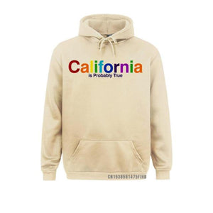 California  Retro  Long Sleeve Hooded Sweatshirt