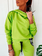YICIYA Two Piece Set Women Solid Hoodied Sweatshirt&woman Pants Ribbon Patchwork Letter Print Tracksuit Women Pockets Autumn,met