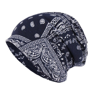 New 2021 Under scarf Printed  Women Dual-use cap